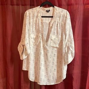 Torrid Harper Blouse, Dog Print